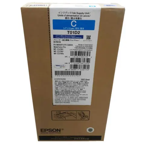 EPSON T01D2 - Tusz cyan XL do Epson WorkForce Pro WF-C529, WF-C570, WF-C579